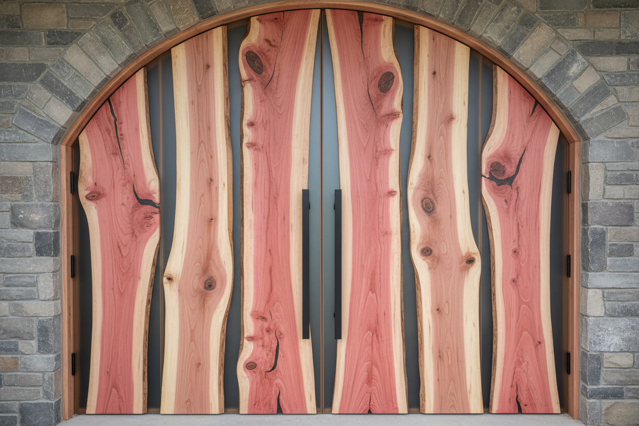Custom Cedar Epoxy Entry Door