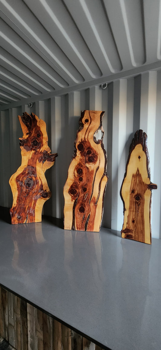 Red Cedar decor slabs